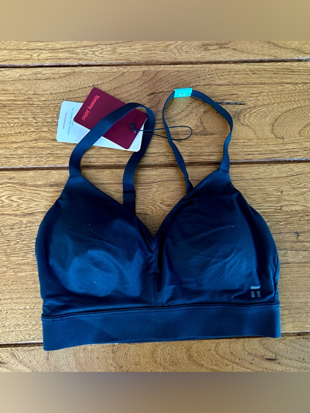 NWT Tommy John black bralette size XS D-DD